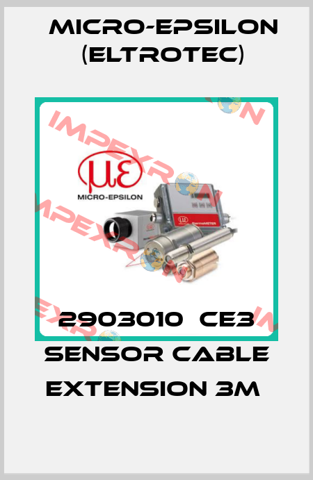 2903010  CE3 SENSOR CABLE EXTENSION 3M  Micro-Epsilon (Eltrotec)