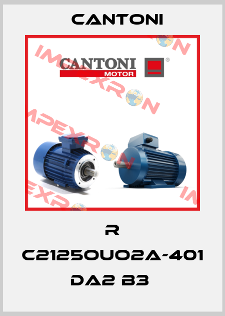 R C2125OUO2A-401 DA2 B3  Cantoni