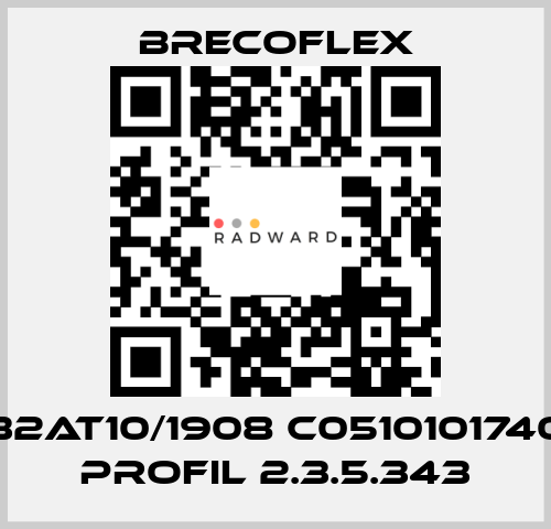 32AT10/1908 C0510101740 Profil 2.3.5.343 Brecoflex