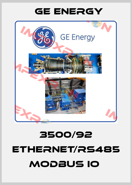 3500/92 ETHERNET/RS485 MODBUS IO  Ge Energy