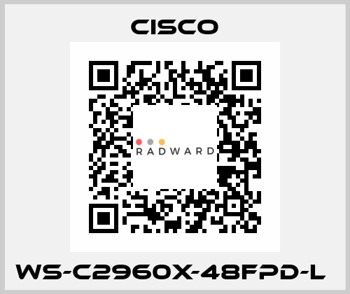WS-C2960X-48FPD-L  Cisco