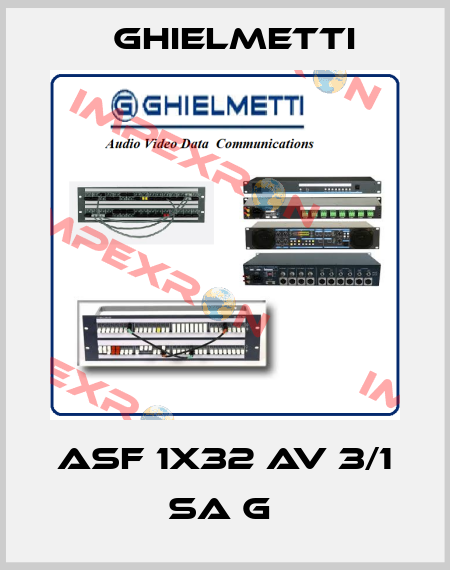 ASF 1x32 AV 3/1 SA G  Ghielmetti