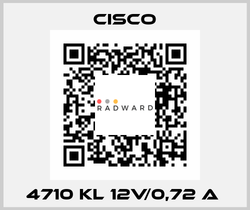 4710 KL 12V/0,72 A  Cisco