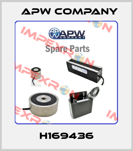 H169436 Apw Company