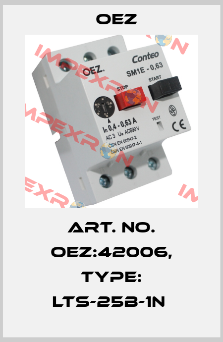 Art. No. OEZ:42006, Type: LTS-25B-1N  OEZ