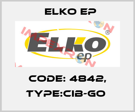 Code: 4842, Type:CIB-GO  Elko EP