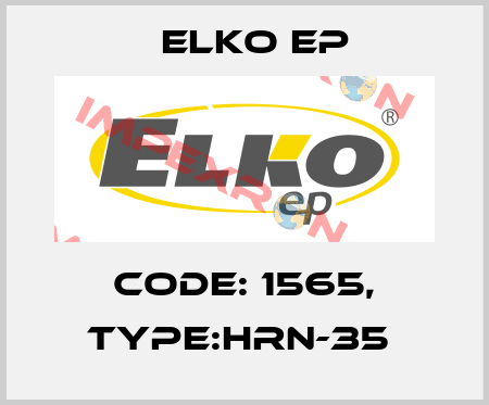 Code: 1565, Type:HRN-35  Elko EP