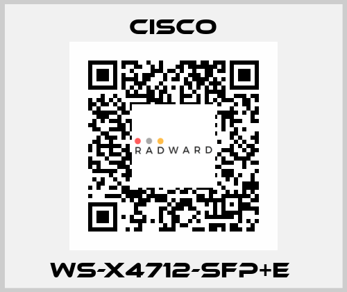 WS-X4712-SFP+E  Cisco