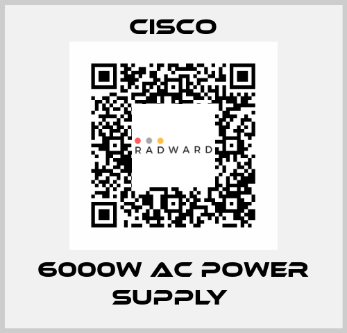 6000W AC power supply  Cisco