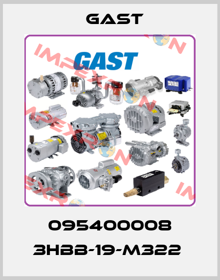 095400008 3HBB-19-M322  Gast Manufacturing