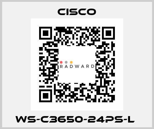 WS-C3650-24PS-L  Cisco