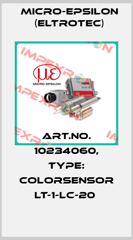 Art.No. 10234060, Type: colorSENSOR LT-1-LC-20  Micro-Epsilon (Eltrotec)
