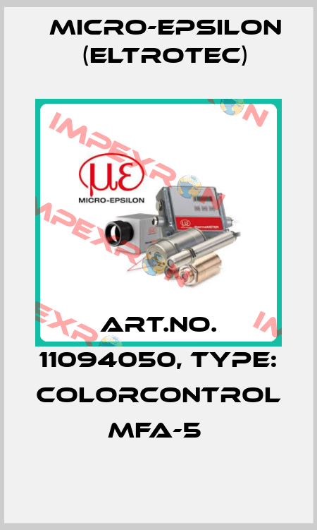 Art.No. 11094050, Type: colorCONTROL MFA-5  Micro-Epsilon (Eltrotec)