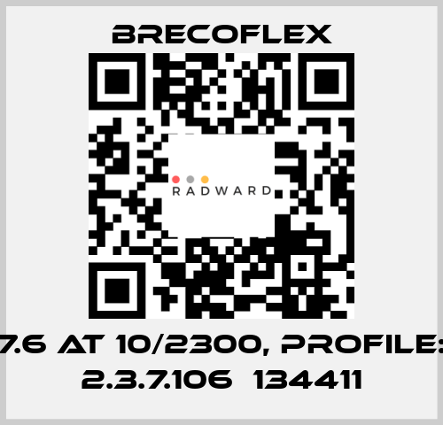 7.6 AT 10/2300, PROFILE: 2.3.7.106  134411 Brecoflex