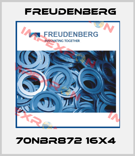 70NBR872 16X4  Freudenberg