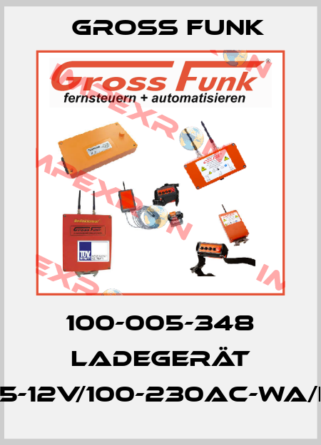 100-005-348 LADEGERÄT LA15-12V/100-230AC-WA/EU-I Gross Funk
