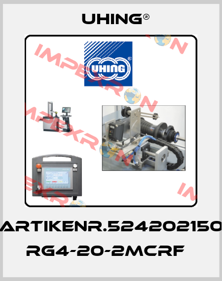 ArtikeNr.524202150  RG4-20-2MCRF   Uhing®