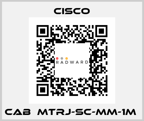 CAB‑MTRJ-SC-MM-1M  Cisco