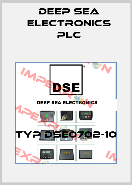 Typ DSE0702-10 DEEP SEA ELECTRONICS PLC