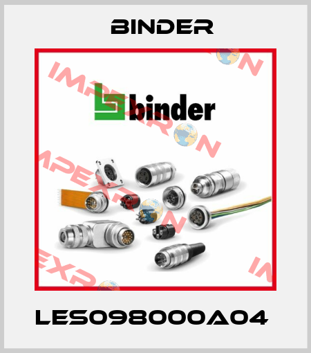LES098000A04  Binder
