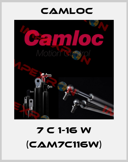 7 C 1-16 W (cam7c116W) Camloc