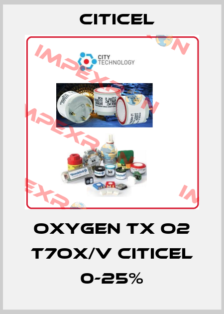 Oxygen Tx O2 T7OX/V CiTiceL 0-25% Citicel