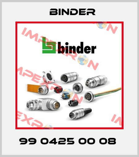 99 0425 00 08  Binder