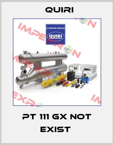 PT 111 GX not exist  Quiri