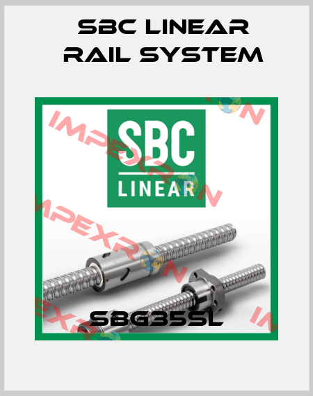 SBG35SL SBC Linear Rail System