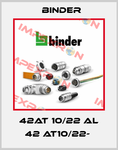 42AT 10/22 AL 42 AT10/22-  Binder