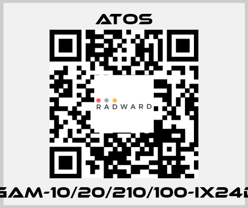 AGAM-10/20/210/100-IX24DC Atos