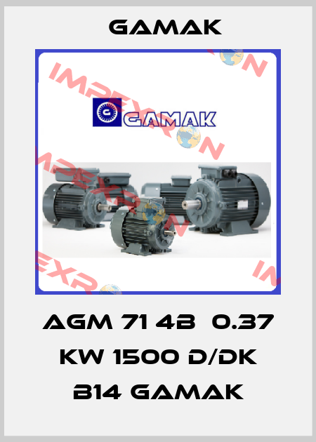 AGM 71 4B  0.37 KW 1500 D/DK B14 GAMAK Gamak