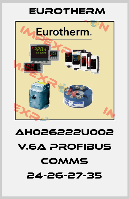 AH026222U002 V.6A PROFIBUS COMMS 24-26-27-35 Eurotherm