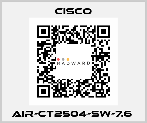 AIR-CT2504-SW-7.6  Cisco