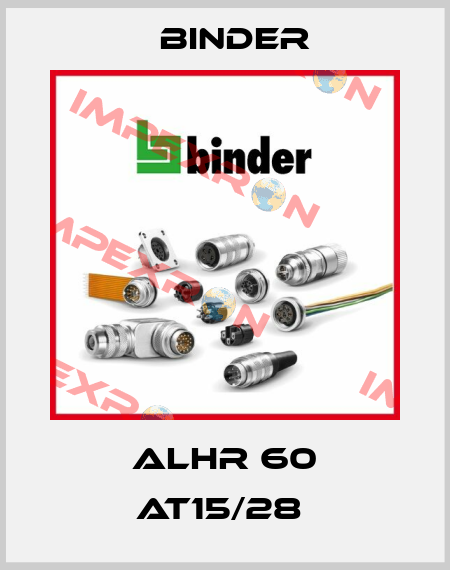 ALHR 60 AT15/28  Binder