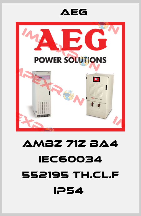 AMBZ 71Z BA4 IEC60034 552195 TH.CL.F IP54  AEG