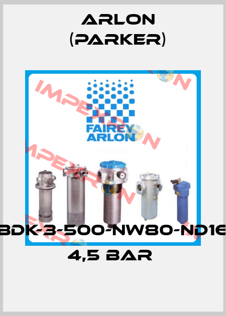 BDK-3-500-NW80-ND16 4,5 bar  Arlon (Parker)