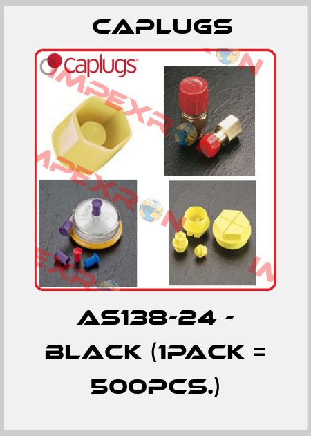 AS138-24 - black (1pack = 500pcs.) CAPLUGS