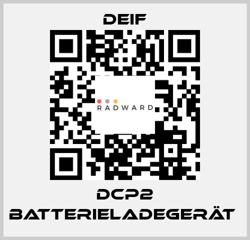 DCP2 Batterieladegerät  Deif