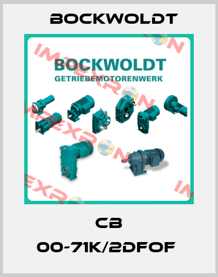 CB 00-71K/2DFoF  Bockwoldt