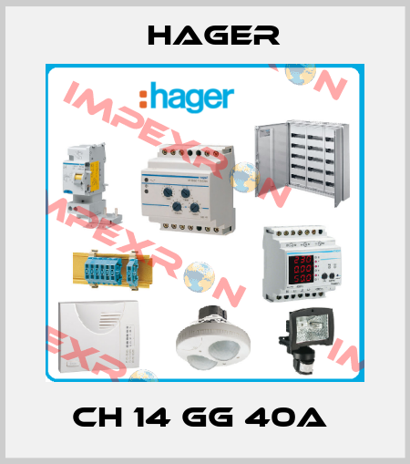 CH 14 GG 40A  Hager