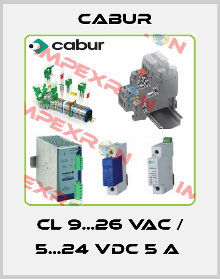 CL 9...26 VAC / 5...24 VDC 5 A  Cabur