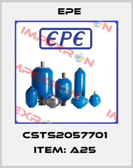 CSTS2057701  ITEM: A25  Epe