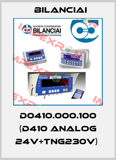 D0410.000.100 (D410 ANALOG 24V+TNG230V)  Bilanciai