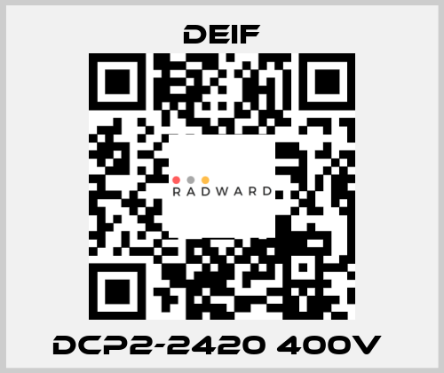 DCP2-2420 400V  Deif