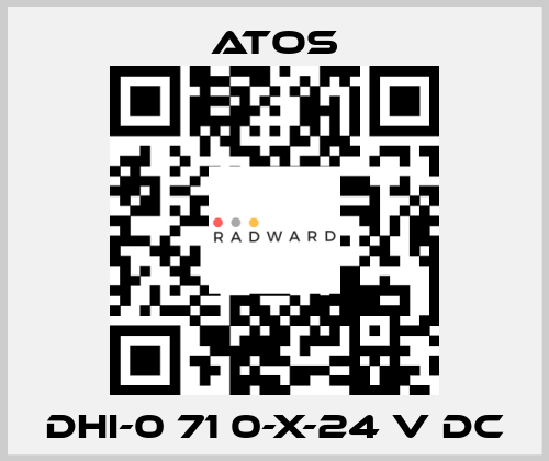 DHI-0 71 0-X-24 V DC Atos
