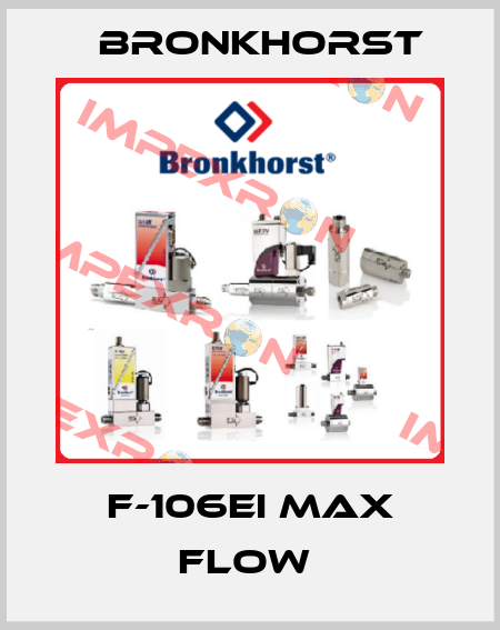 F-106EI max flow  Bronkhorst