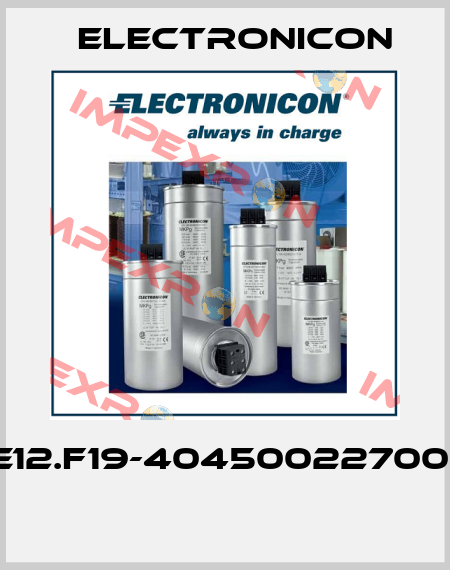 E12.F19-404500227001  ELECTRONICON Kondensatoren