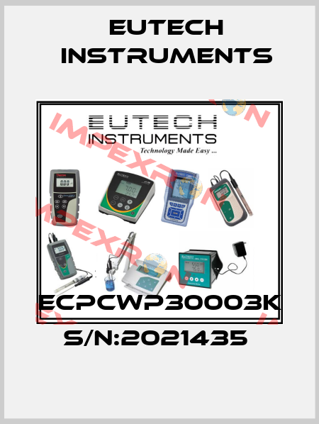 ECPCWP30003K S/N:2021435  Eutech Instruments