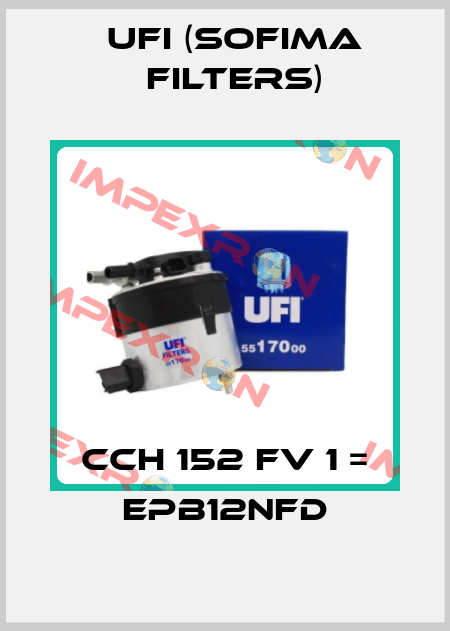 CCH 152 FV 1 = EPB12NFD Ufi (SOFIMA FILTERS)